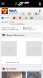 Mobile Screenshot of istach.deviantart.com