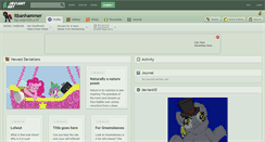 Desktop Screenshot of ltbanhammer.deviantart.com