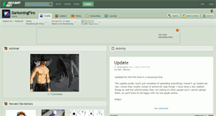 Desktop Screenshot of darkeningfire.deviantart.com