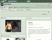 Tablet Screenshot of darkeningfire.deviantart.com