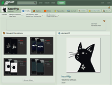 Tablet Screenshot of haco99jp.deviantart.com