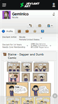 Mobile Screenshot of geminico.deviantart.com