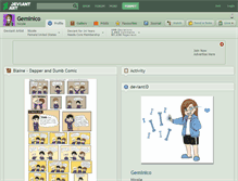 Tablet Screenshot of geminico.deviantart.com