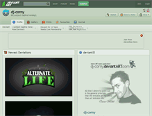 Tablet Screenshot of dj-corny.deviantart.com