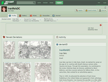 Tablet Screenshot of ivanreisdc.deviantart.com