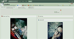 Desktop Screenshot of comablue.deviantart.com