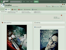 Tablet Screenshot of comablue.deviantart.com