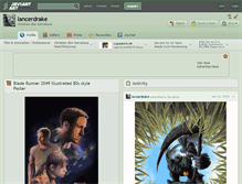 Tablet Screenshot of lancerdrake.deviantart.com