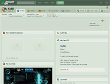 Tablet Screenshot of kxbb.deviantart.com