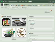 Tablet Screenshot of impetere.deviantart.com