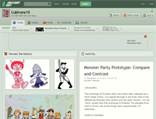 Tablet Screenshot of cubivore10.deviantart.com