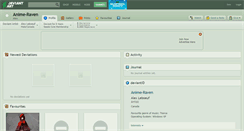 Desktop Screenshot of anime-raven.deviantart.com