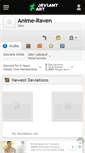 Mobile Screenshot of anime-raven.deviantart.com