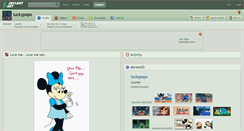 Desktop Screenshot of luckypops.deviantart.com