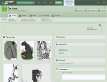 Tablet Screenshot of doctoroc.deviantart.com