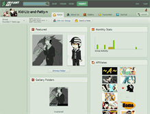 Tablet Screenshot of kid-liz-and-patty.deviantart.com