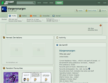 Tablet Screenshot of blargensmargen.deviantart.com