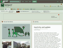 Tablet Screenshot of darkspyro7.deviantart.com