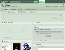 Tablet Screenshot of mrflarg.deviantart.com
