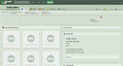 Desktop Screenshot of indian-taboo.deviantart.com