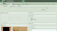 Desktop Screenshot of glisee.deviantart.com