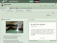Tablet Screenshot of lover-o-life.deviantart.com