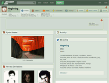 Tablet Screenshot of negiwing.deviantart.com