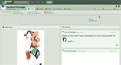Desktop Screenshot of darkrosethehedgie.deviantart.com