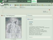 Tablet Screenshot of moreinc.deviantart.com