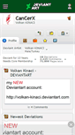 Mobile Screenshot of cancerx.deviantart.com