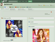 Tablet Screenshot of isperfectworld.deviantart.com