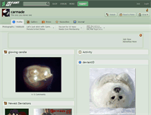 Tablet Screenshot of carmade.deviantart.com