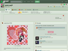 Tablet Screenshot of jadenyugi9.deviantart.com