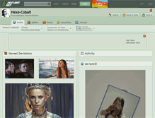 Tablet Screenshot of hexe-cobalt.deviantart.com