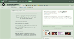 Desktop Screenshot of darklordsof-thesith.deviantart.com
