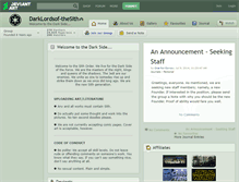 Tablet Screenshot of darklordsof-thesith.deviantart.com