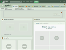 Tablet Screenshot of gmaster1.deviantart.com