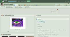 Desktop Screenshot of bunnywithfangs.deviantart.com