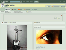 Tablet Screenshot of euphoriccows.deviantart.com