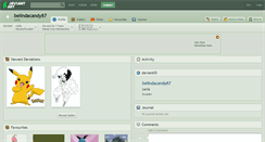 Desktop Screenshot of belindacandy87.deviantart.com
