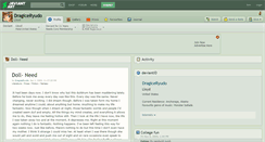 Desktop Screenshot of dragiceryudo.deviantart.com