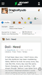 Mobile Screenshot of dragiceryudo.deviantart.com