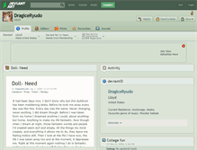 Tablet Screenshot of dragiceryudo.deviantart.com