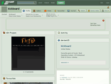 Tablet Screenshot of kickboard.deviantart.com