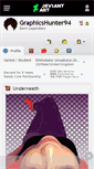 Mobile Screenshot of graphicshunter94.deviantart.com