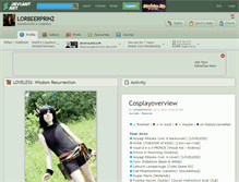 Tablet Screenshot of lorbeerprinz.deviantart.com