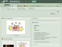 Tablet Screenshot of karistar.deviantart.com