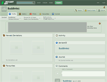 Tablet Screenshot of buddimiez.deviantart.com