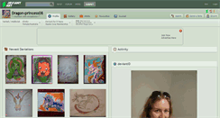 Desktop Screenshot of dragon-princess08.deviantart.com