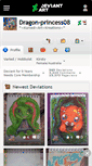 Mobile Screenshot of dragon-princess08.deviantart.com